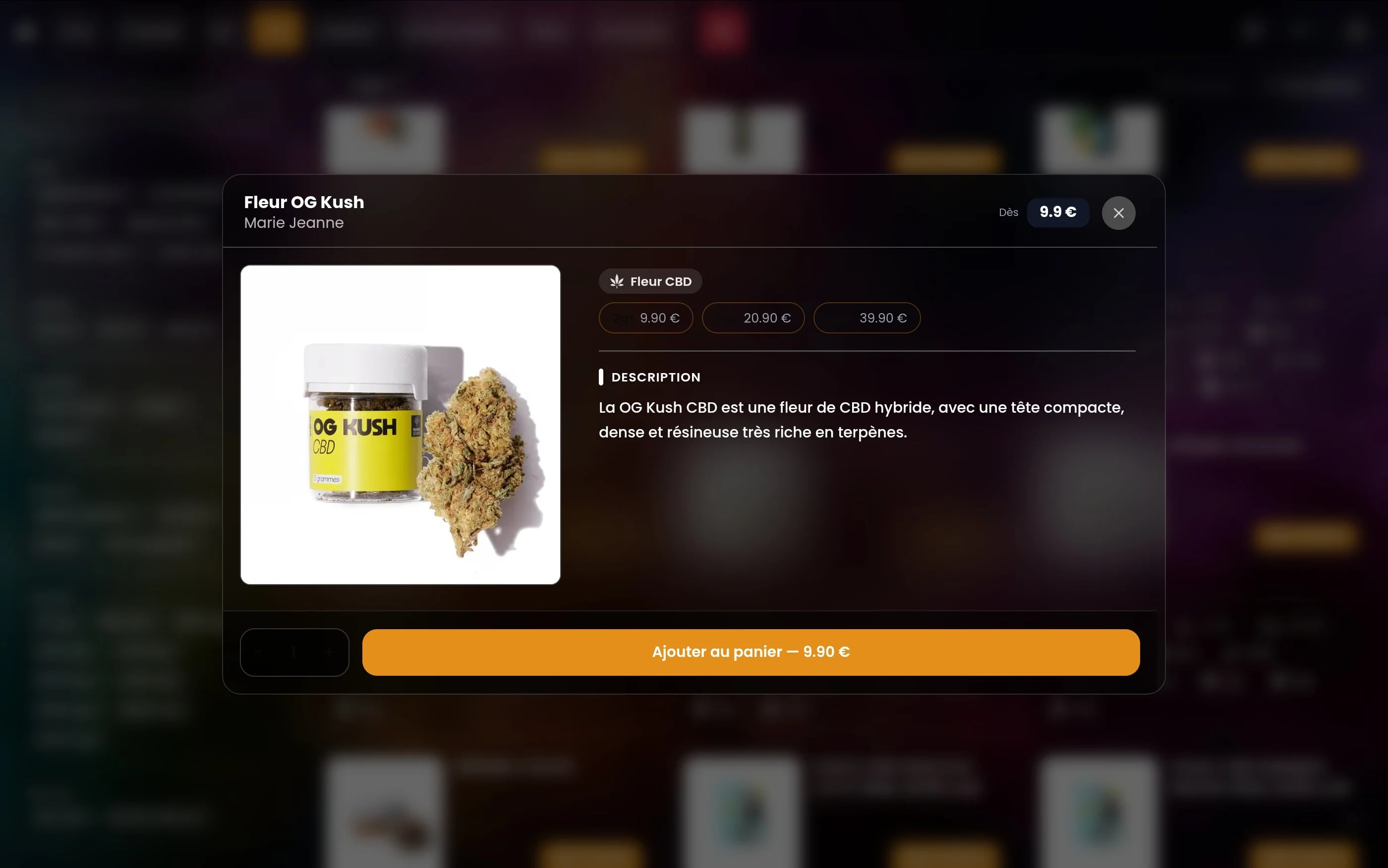 Click & Collect Sylvinio — Vue 1